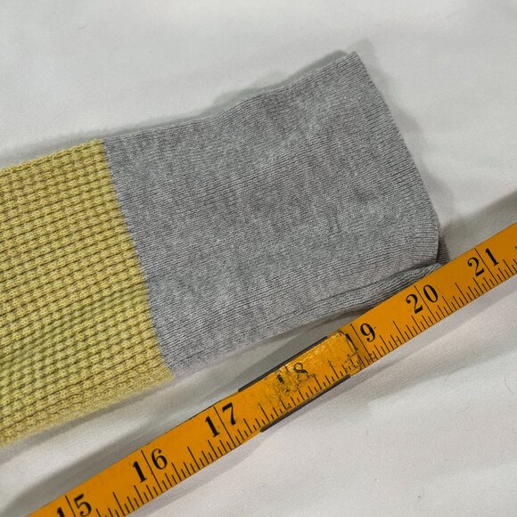 American Eagle Outfitters | Yellow and Gray Striped Sweater Size XL Lot J - Picture 7 of 7